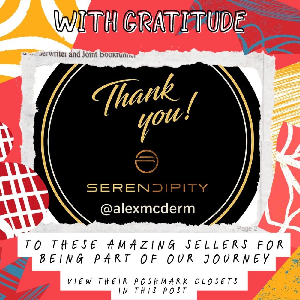 With Gratitude to These Amazing Sellers - View Their Closets!